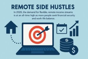 remote side hustles infographic