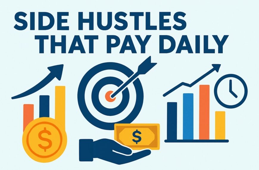 12 Best Side Hustles That Pay Daily in 2026