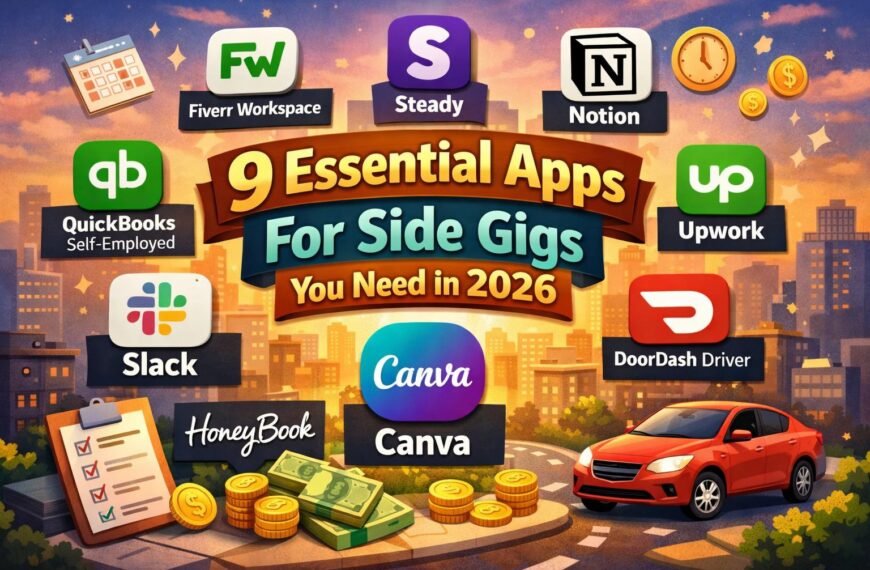 9 essential apps for side gigsw