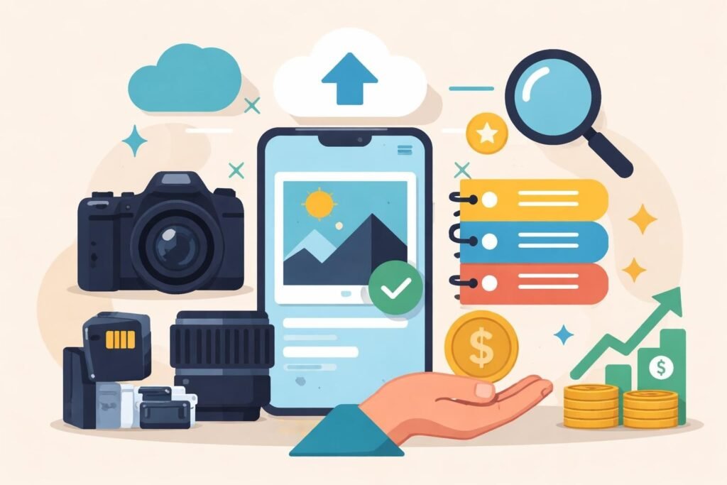 sell photos on stockphoto